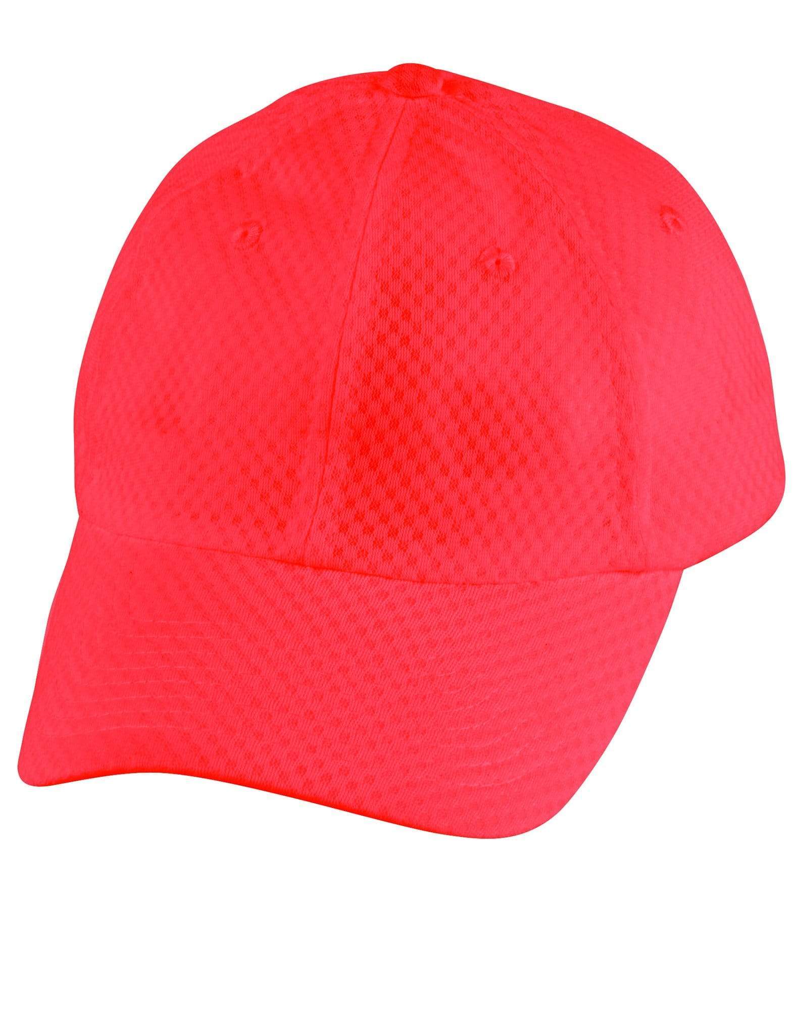 Winning Spirit Active Wear Red / One size Athletic Mesh Cap CH20